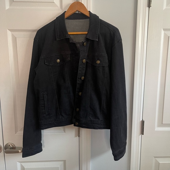 Black Denim Jacket - Picture 1 of 6